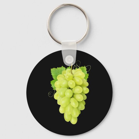 Druif Groentekorrel Foodie Halloween Kostuum Ver Sleutelhanger (Voorkant)