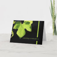druif leaf German sympathkcard
