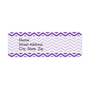 Druif Paarse Chevron strepen Etiket