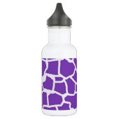 Druif Paarse Giraffe Dierenprint Waterfles (Links)