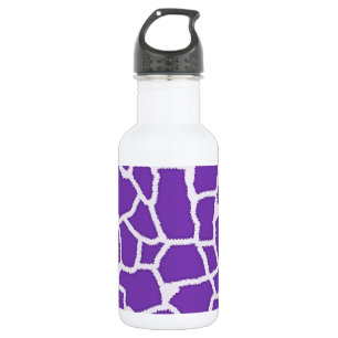 Druif Paarse Giraffe Dierenprint Waterfles