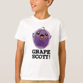 Druif Scott Grappig Fruit Grape Pun T-shirt (Voorkant)