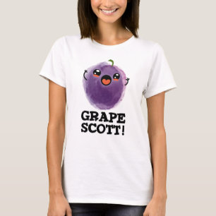Druif Scott Grappig Fruit Grape Pun T-shirt
