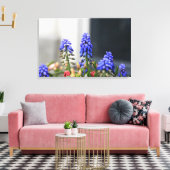 druifhyacint canvas afdruk (Insitu (Woonkamer))