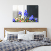 druifhyacint canvas afdruk (Insitu (Slaapkamer))