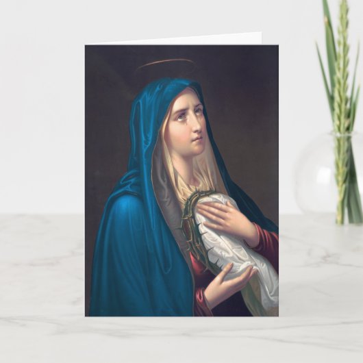 Druilende Maagd Maria, E. Steinmann Kaart (Voorkant)