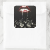 druipen met zonde vierkante sticker (Tas)