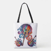 Druipend Geluid Tote Bag (Achterkant)