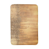 Druipend in Gouden Honing Glitters Mooie Druppels Badmat (Voorkant Verticaal)