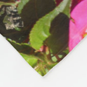Druipende Lisa Roze en Groen Fleece Deken (Hoek)