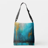 druipende luxe crossbody tas (Achterkant)