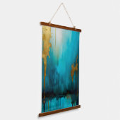 druipende luxe hangend wandkleed (Gebogen)
