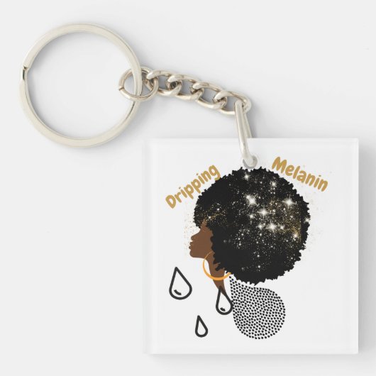 Druipende Melanine Sleutelhanger (voorkant)