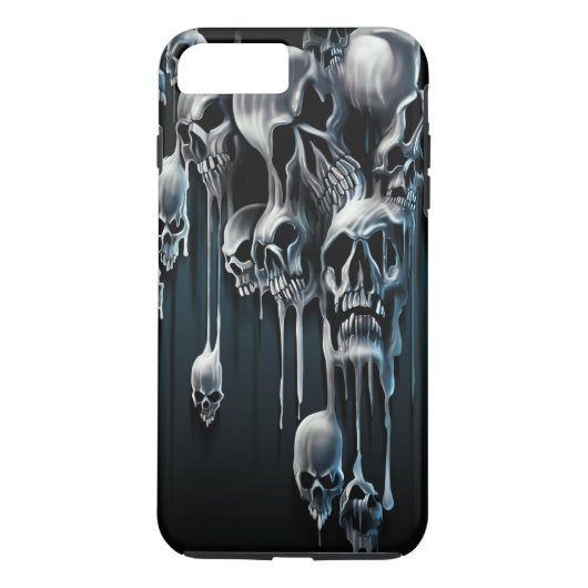 Druipende schedels Case-Mate iPhone case (Achterkant)