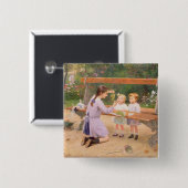 Druiprothese Vierkante Button 5,1 Cm (Voorkant /achterkant)