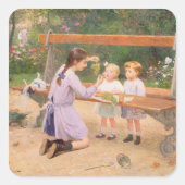 Druiprothese Vierkante Sticker (Voorkant)