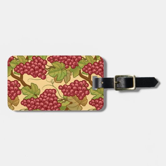 druiven bagagelabel (Voorkant horizontaal)