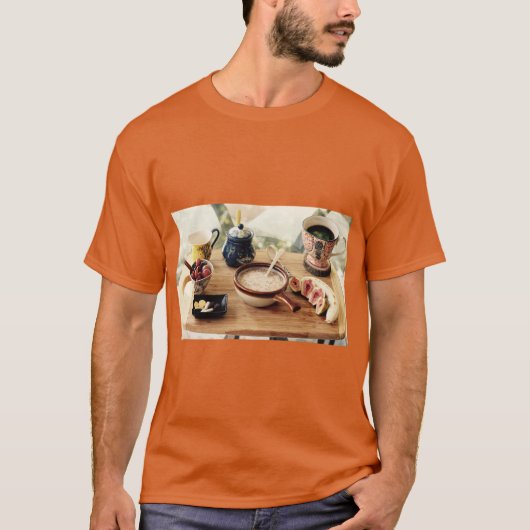 Druiven & Banaan Ontbijt T-shirt (Voorkant)