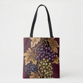 Druiven batik patroon tote bag
