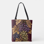 Druiven batik patroon tote bag (Achterkant)