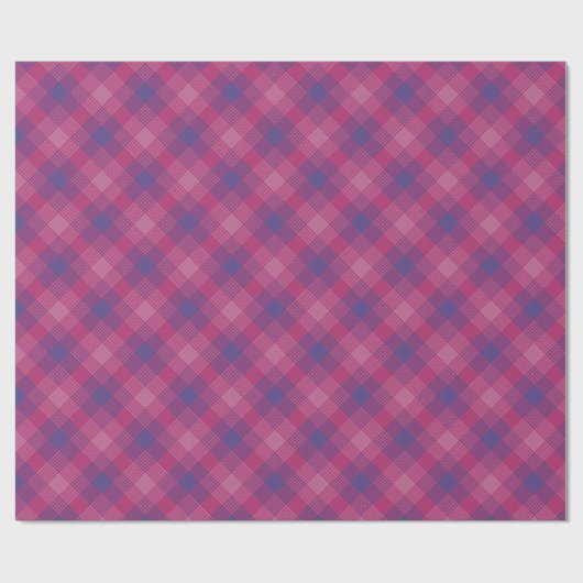 Druiven & bessen Madras Plaid Cadeaupapier (Vlak)