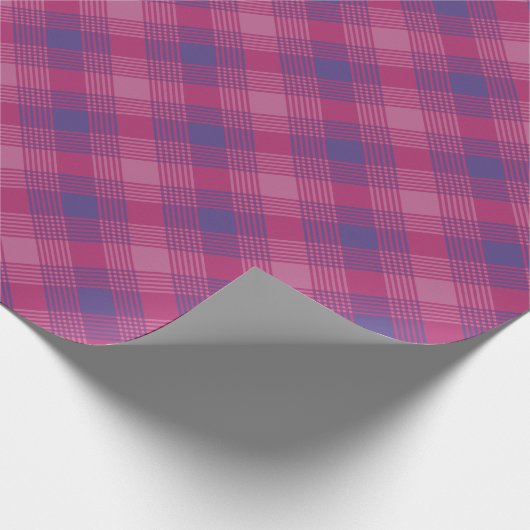 Druiven & bessen Madras Plaid Cadeaupapier (Hoek)