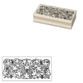 druiven bladeren wijnstokken kunst stempel (Gestempeld)