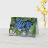 Druiven Blank Note Kaart (Gele Bloem)