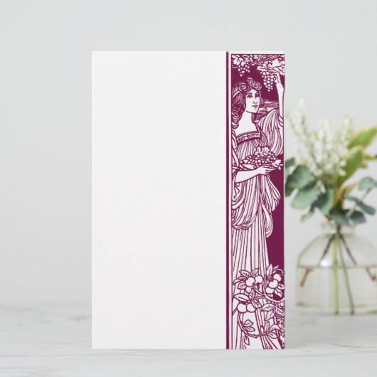 Druiven Briefpapier (Staand voorkant)