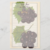  druiven briefpapier (Voorkant)