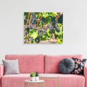 Druiven Canvas Afdruk (Insitu (Woonkamer))