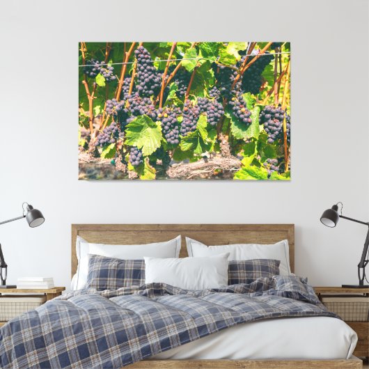 Druiven Canvas Afdruk (Insitu (Slaapkamer))