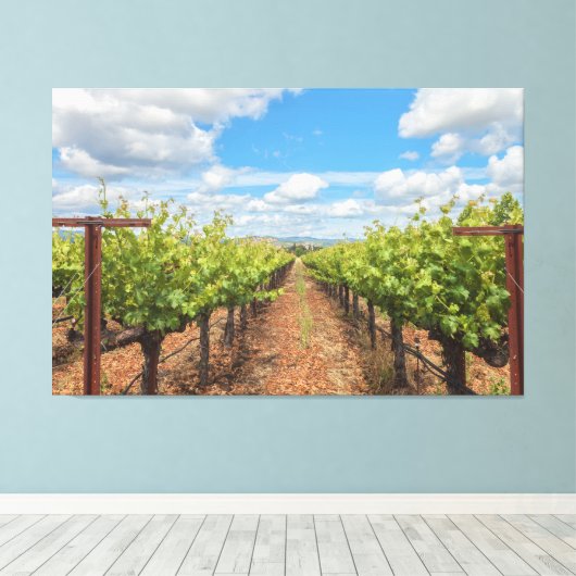 Druiven Canvas Afdruk (Insitu (Houten vloer))