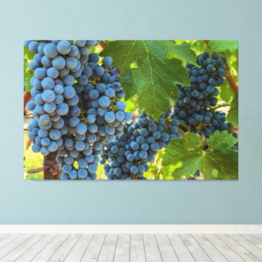 Druiven Canvas Afdruk (Insitu (Houten vloer))