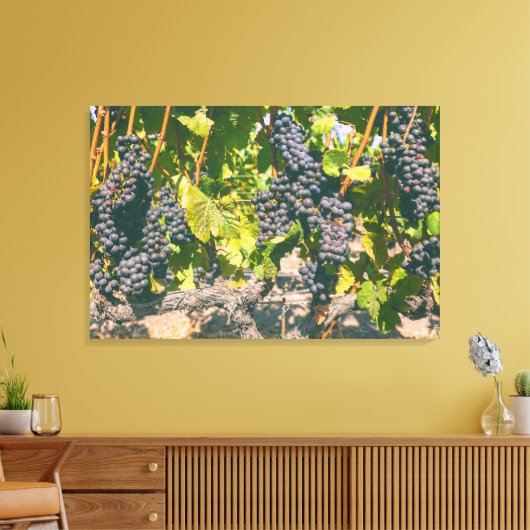 Druiven Canvas Afdruk (Insitu (Woonkamer))