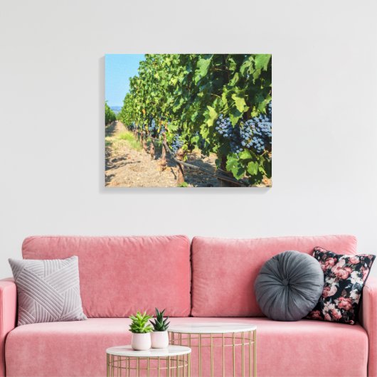 Druiven Canvas Afdruk (Insitu (Woonkamer))