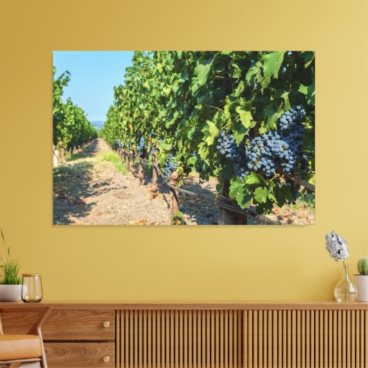 Druiven Canvas Afdruk (Insitu (Woonkamer))