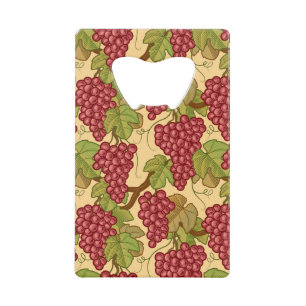 druiven creditkaart flessenopener