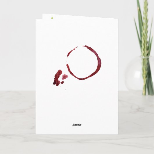 Druiven & de Kaart van het Jubileum van de (Achterkant)