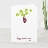 Druiven & de Kaart van het Jubileum van de (Voorkant)