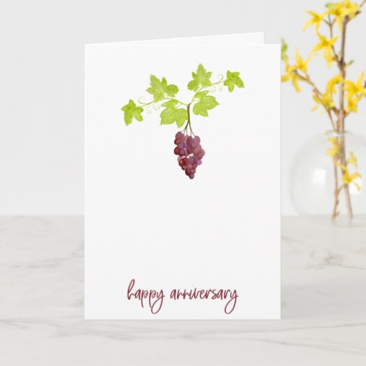 Druiven & de Kaart van het Jubileum van de (Gele Bloem)