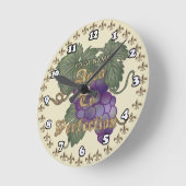 Druiven die tot in de perfectie zijn gerijpt ronde klok (Hoek)