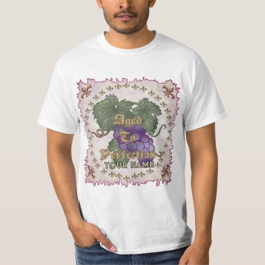 Druiven die tot in de perfectie zijn gerijpt t-shirt (Voorkant)