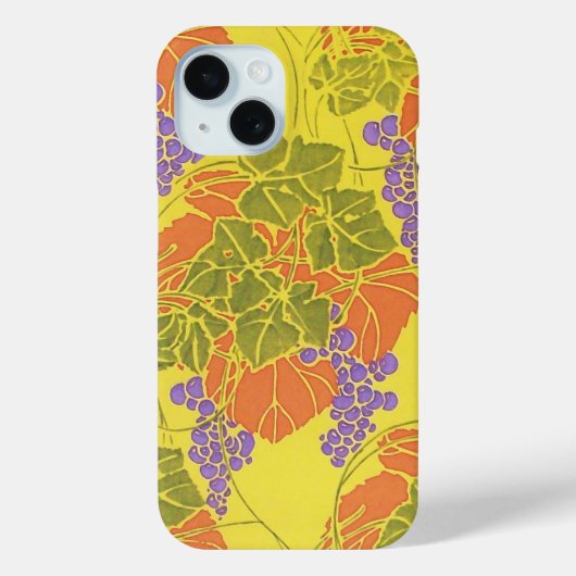 DRUIVEN, DRUIVENVINES, ORANJE GEEL GROEN PAARS Case-Mate iPhone CASE (Achterkant)