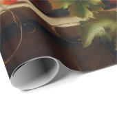 Druiven en Fruit Stilleven Schilderen Cadeaupapier (Rol Hoek)