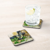 druiven en onderzetter van wijn (Rechterzijde)