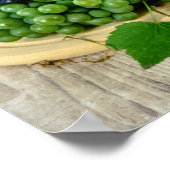 druiven en poster van wijn (Hoek)