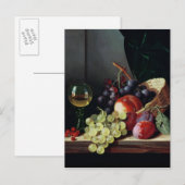 Druiven en pruimen briefkaart (Voorkant / Achterkant)