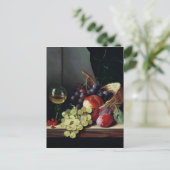 Druiven en pruimen briefkaart (Staand voorkant)