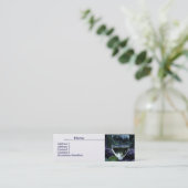 Druiven en Visitekaartje van wijn (Staand voorkant)